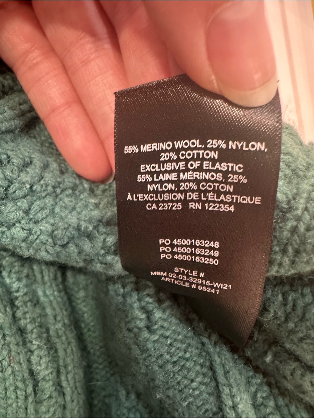 Sunday Best Dark Green Cable Knit Button Cardigan - Picture 10 of 12